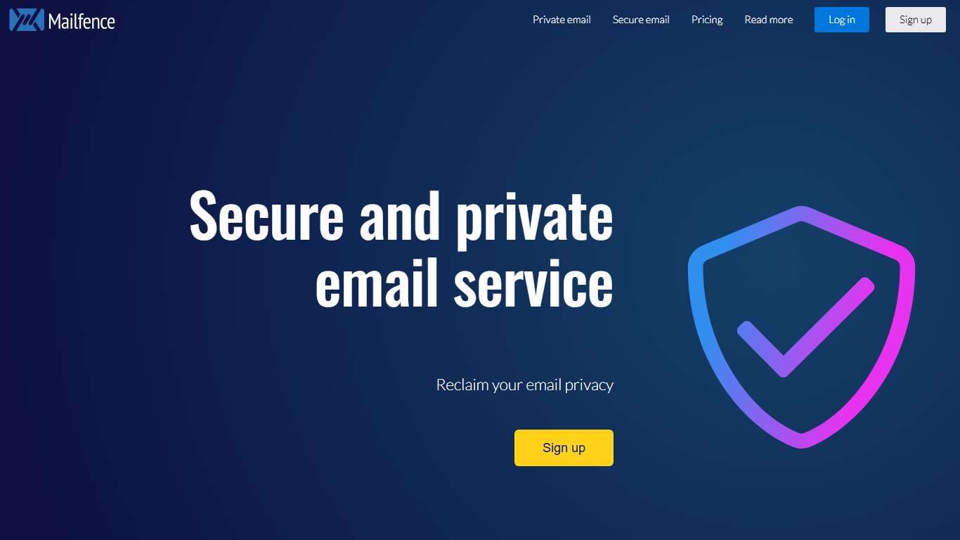 Secure and private email | Mailfence encrypted email service